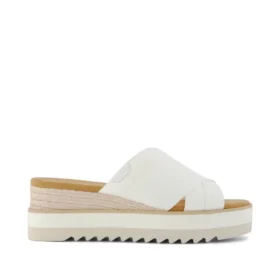 Women Diana Crossover Mule Wedge Sandal
