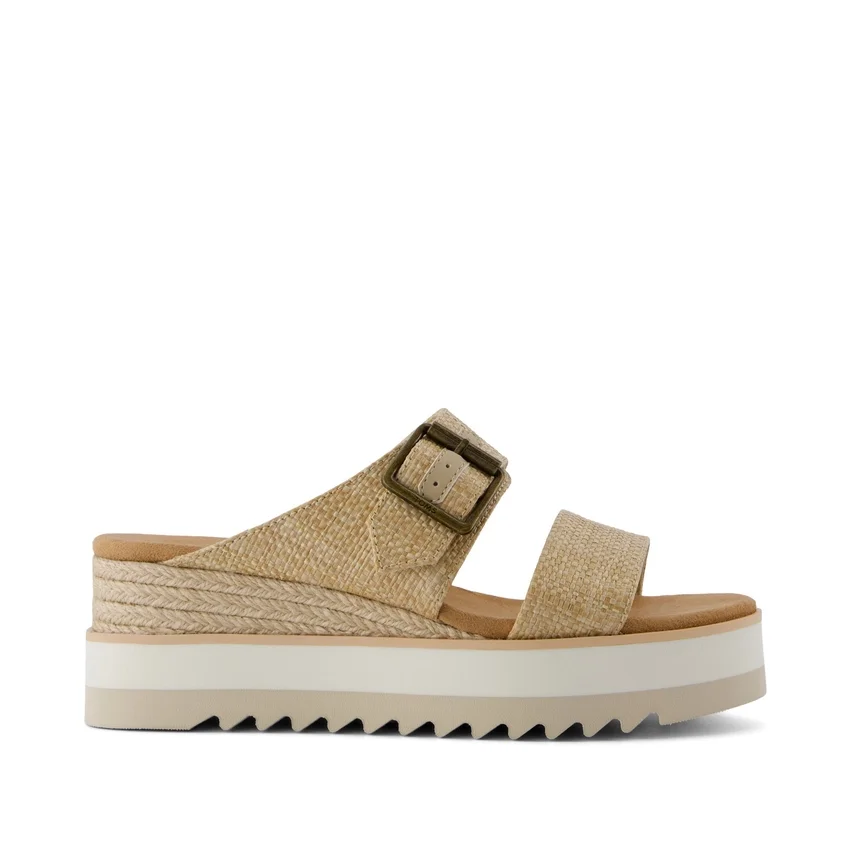 Women Diana Mule Buckle Wedge Sandal Women Diana Mule Buckle Wedge Sandal