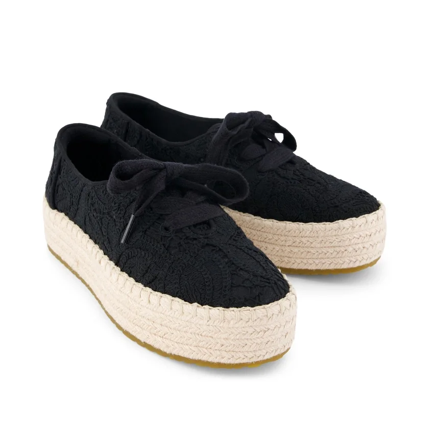 Women Valencia Lace-Up Platform Espadrille Women Valencia Lace-Up Platform Espadrille