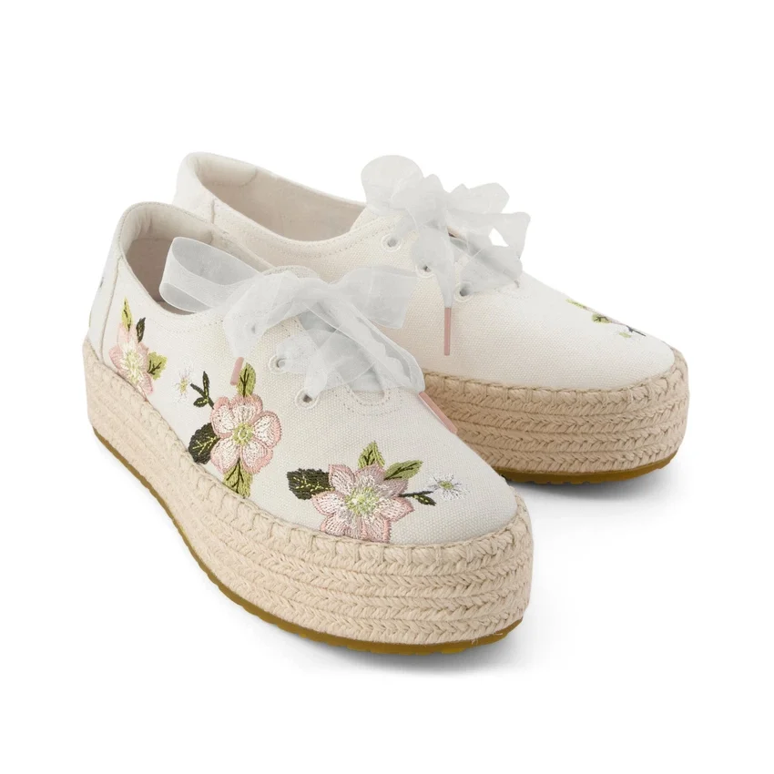 Women Valencia Lace-Up Platform Espadrille Women Valencia Lace-Up Platform Espadrille